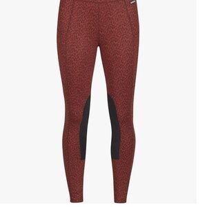 Kerrits Momentum Pocket Equestrian Tights Leggings Cinnabar Wildwood Size XS